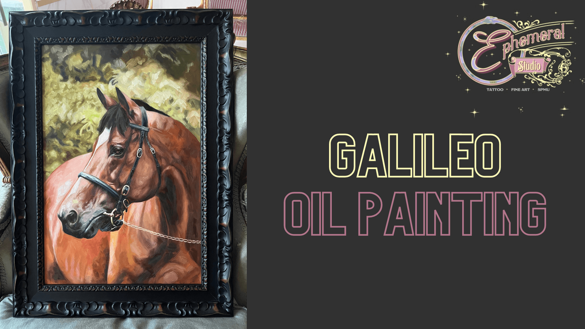 Galileo Oil Painting